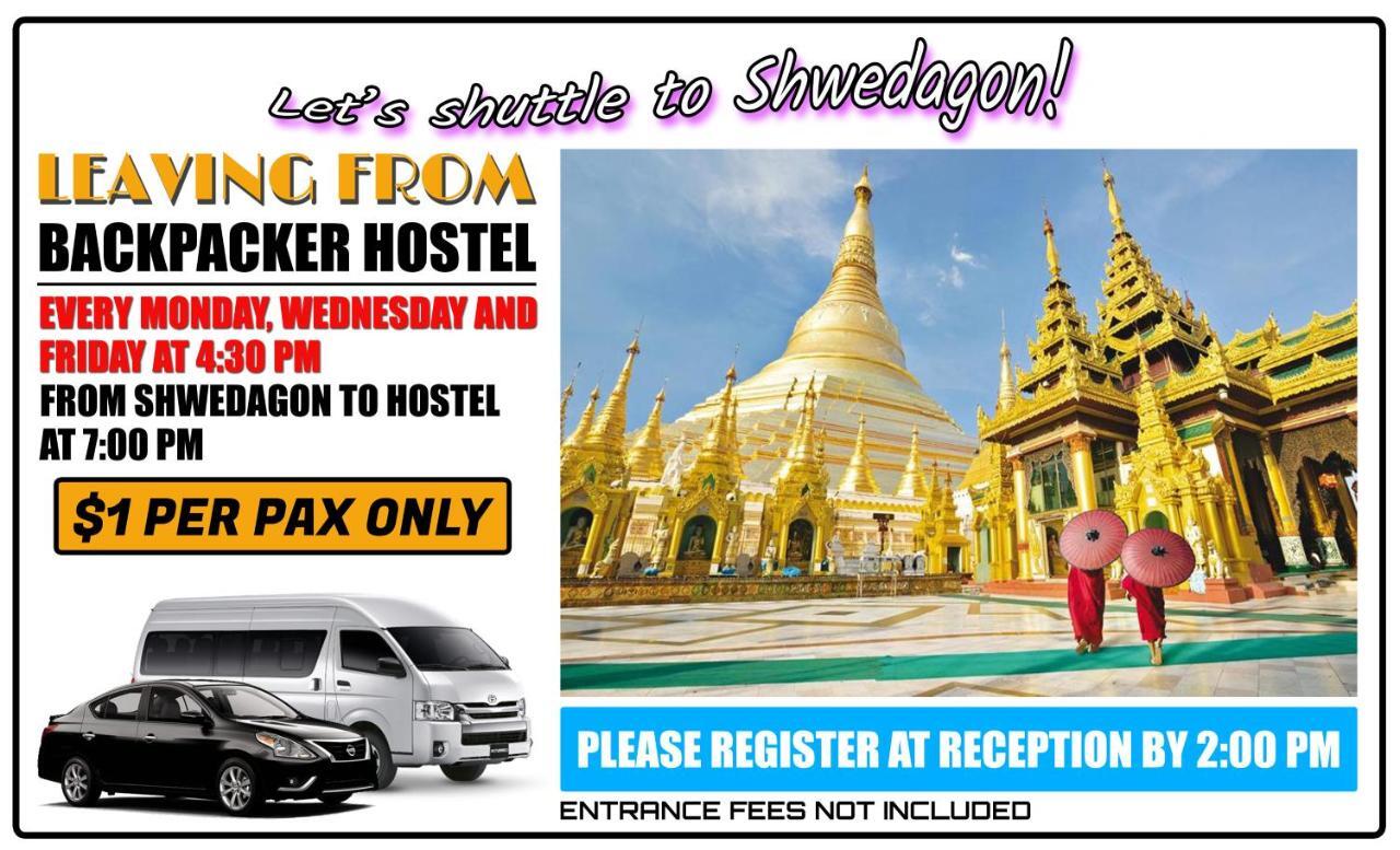 Backpacker Hostel Yangon Exterior foto